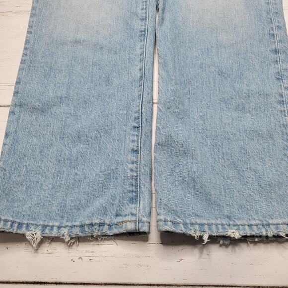 Madewell Slim Demi Boot Jeans Cropped High Rise Light Bellmeade Wash 27 - Picture 8 of 10
